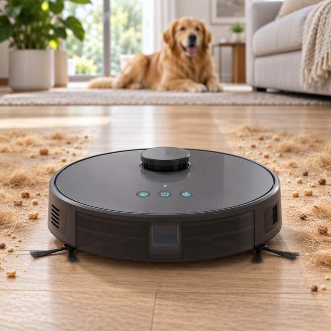 Lefant M1 : l'aspirateur robot pour les poils d'animaux